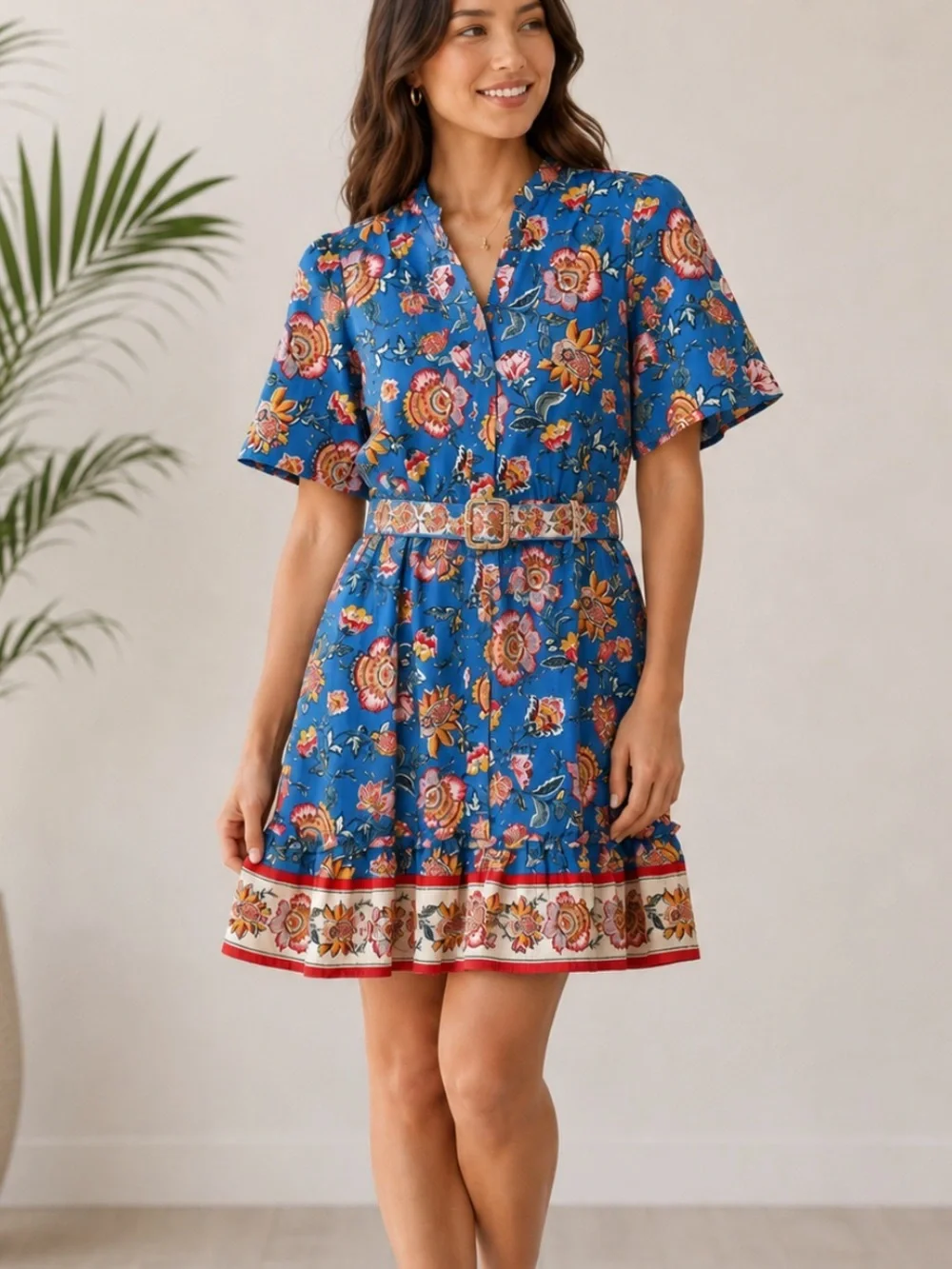 Joie Blue Floral Dress